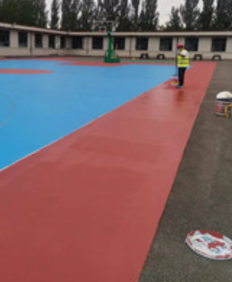西吉旧篮球场地面改造翻新整改   
